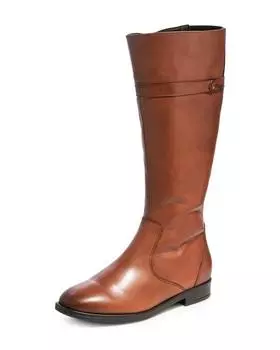 Сапоги, р. 38,5, цвет коньячный