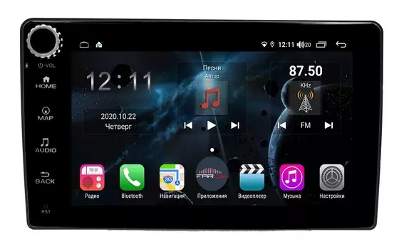Штатная магнитола FarCar s400 для Lada Granta на Android (H1207RB)