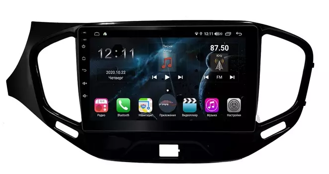 Штатная магнитола FarCar s400 для Lada Vesta на Android (H1205R) (+ Камера заднего вида в подарок!)