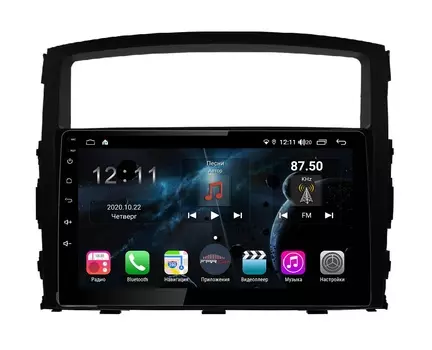 Штатная магнитола FarCar s400 для Mitsubishi Pajero на Android (H1009R) (+ Камера заднего вида в подарок!)