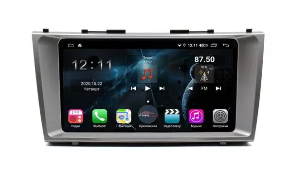 Штатная магнитола FarCar s400 для Toyota Camry на Android (TG1171R) (+ Камера заднего вида в подарок!)