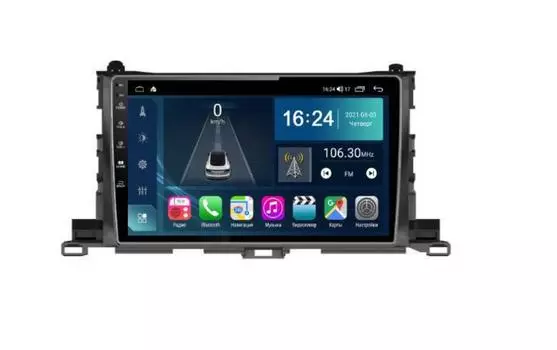 Штатная магнитола FarCar s400 для Toyota Highlander на Android (TG467M)