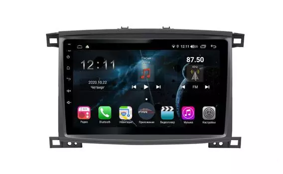 Штатная магнитола FarCar s400 для Toyota Land Cruiser 100 на Android (TG457/1166R) (+ Камера заднего вида в подарок!)