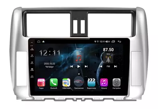 Штатная магнитола FarCar s400 для Toyota PRADO на Android (H065R) (+ Камера заднего вида в подарок!)