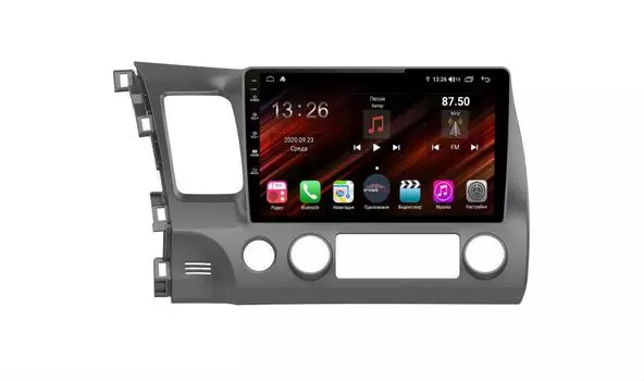 Штатная магнитола FarCar s400 Super HD для Honda Civic на Android (XH044R) (+ Камера заднего вида в подарок!)