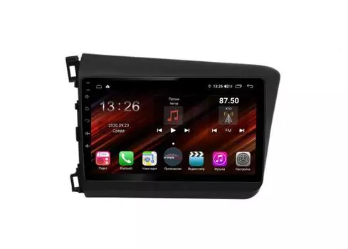 Штатная магнитола FarCar s400 Super HD для Honda Civic на Android (XH132R) (+ Камера заднего вида в подарок!)