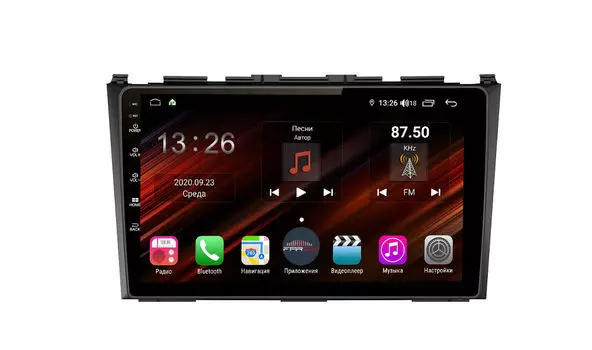 Штатная магнитола FarCar s400 Super HD для Honda CR-V на Android (XH009R) (+ Камера заднего вида в подарок!)