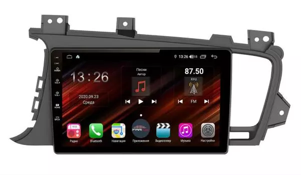 Штатная магнитола FarCar s400 Super HD для KIA Optima на Android (XH091R) (+ Камера заднего вида в подарок!)