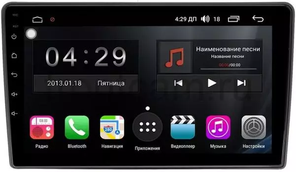 Штатная магнитола FarCar s400 Super HD для Lada Granta на Android (XH1207R) (+ Камера заднего вида в подарок!)