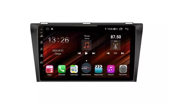 Штатная магнитола FarCar s400 Super HD для Mazda 3 на Android (XH034R) (+ Камера заднего вида в подарок!)