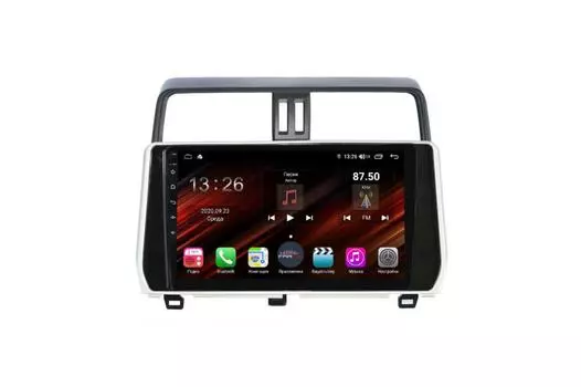 Штатная магнитола FarCar s400 Super HD для Toyota Land Cruiser Prado 150 на Android (XH1053R) (+ Камера заднего вида в подарок!)