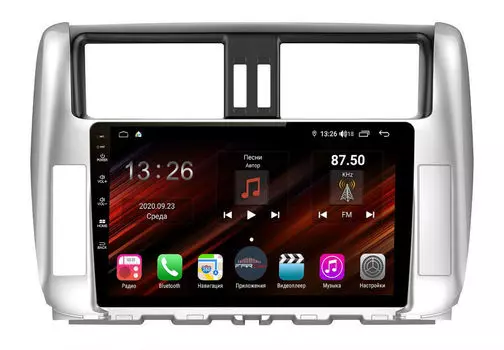 Штатная магнитола FarCar s400 Super HD для Toyota Prado на Android (XH065R) (+ Камера заднего вида в подарок!)