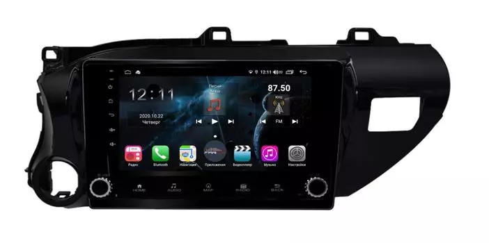 Штатная магнитола FarCar s400 Toyota Hilux на Android (H1077RB) (+ Камера заднего вида в подарок!)
