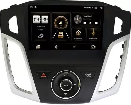 Штатная магнитола Ford Focus III 2011-2018 (тип 3) LeTrun 4196-9347 на Android 10 (6/128, DSP, QLed) С оптическим выходом (+ Камера заднего вида в подарок!)