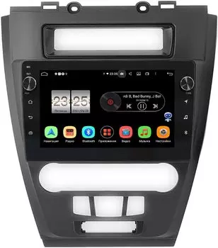 Штатная магнитола Ford Fusion 2006-2012 LeTrun BPX410-296 на Android 10 (4/32, DSP, IPS, с голосовым ассистентом, с крутилками) (+ Камера заднего вида в подарок!)