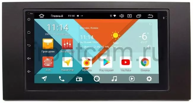 Штатная магнитола Ford Kuga, Fiesta, Fusion, Focus, Mondeo Wide Media MT7001PK-2/16-RP-FRFC-35 на Android 9.1 (DSP 3G-SIM) (+ Камера заднего вида в подарок!)