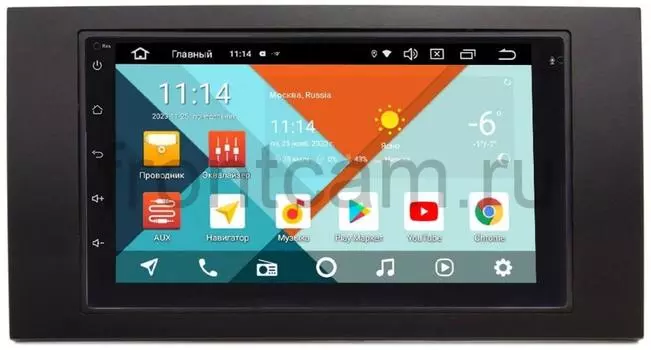 Штатная магнитола Ford Kuga, Fiesta, Fusion, Focus, Mondeo Wide Media KS7001QR-3/32-RP-FRFC-35 на Android 10 (DSP CarPlay 4G-SIM) (+ Камера заднего вида в подарок!)