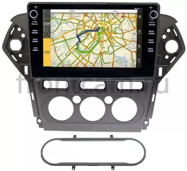 Штатная магнитола Ford Mondeo IV 2007-2015 (черная) LeTrun 3149-1019 на Android 10 (DSP 2/16 с крутилками) (+ Камера заднего вида в подарок!)
