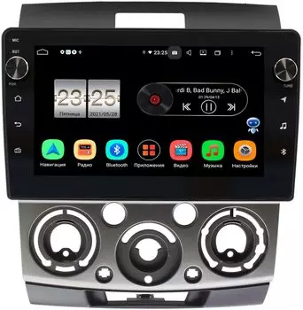 Штатная магнитола Ford Ranger II 2006-2012 LeTrun BPX609-9139 на Android 10 (4/64, DSP, IPS, с голосовым ассистентом, с крутилками) (+ Камера заднего вида в подарок!)