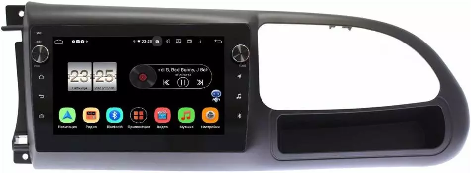 Штатная магнитола Ford Transit (2006-2013) LeTrun BPX609-9283 на Android 10 (4/64, DSP, IPS, с голосовым ассистентом, с крутилками) (+ Камера заднего вида в подарок!)