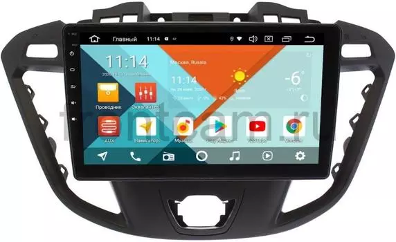 Штатная магнитола Ford Transit, Tourneo Custom 2012-2020 (для компл. с CD) Wide Media KS9178QR-3/32 DSP CarPlay 4G-SIM Android 10 (+ Камера заднего вида в подарок!)