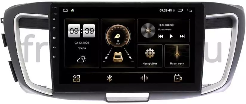 Штатная магнитола Honda Accord 9 (IX) 2013-2015 LeTrun 4165-10-1156 на Android 10 (4G-SIM, 3/32, DSP, QLed) (+ Камера заднего вида в подарок!)