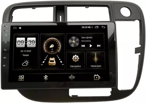 Штатная магнитола Honda Civic 7 (VII) 2000-2005 (без климата) LeTrun 4196-9-226 на Android 10 (6/128, DSP, QLed) С оптическим выходом (правый руль) (+ Камера заднего вида в подарок!)