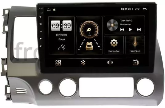 Штатная магнитола Honda Civic 8 (VIII) 4D 2005-2011 LeTrun 4165-1013 на Android 10 (4G-SIM, 3/32, DSP, QLed) (+ Камера заднего вида в подарок!)