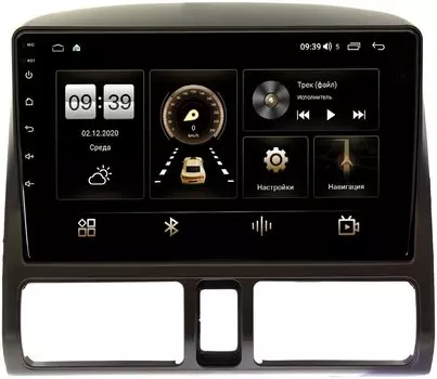 Штатная магнитола Honda CR-V II 2001-2006 LeTrun 4196-9204 на Android 10 (6/128, DSP, QLed) С оптическим выходом (+ Камера заднего вида в подарок!)