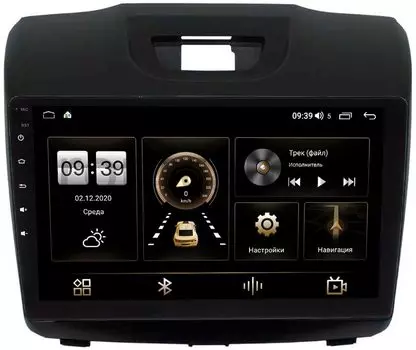 Штатная магнитола Chevrolet Trailblazer II 2012-2016 (тип 2) LeTrun 4196-9-293 на Android 10 (6/128, DSP, QLed) С оптическим выходом (+ Камера заднего вида в подарок!)