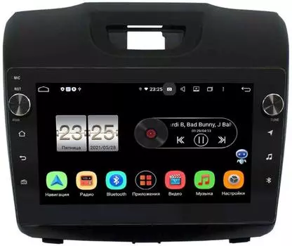 Штатная магнитола Chevrolet Trailblazer II 2012-2016 (тип 2) LeTrun BPX609-293 на Android 10 (4/64, DSP, IPS, с голосовым ассистентом, с крутилками) (+ Камера заднего вида в подарок!)