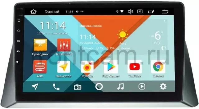 Штатная магнитола Honda Crosstour I Wide Media KS1114QR-3/32 DSP CarPlay 4G-SIM на Android 10 (+ Камера заднего вида в подарок!)