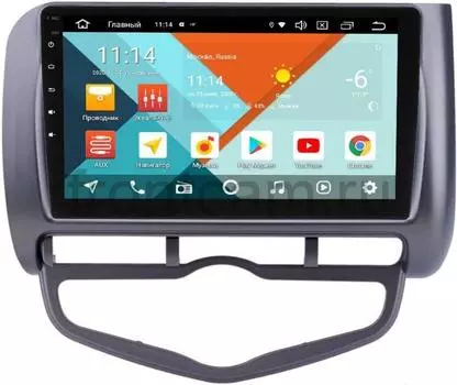 Штатная магнитола Honda Fit I 2001-2008, Jazz I 2001-2008 (левый руль) Wide Media KS9267QR-3/32 DSP CarPlay 4G-SIM Android 10 (+ Камера заднего вида в подарок!)