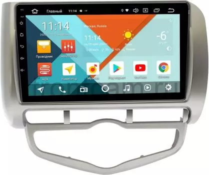 Штатная магнитола Honda Fit I, Jazz I 2001-2008 (правый руль) Wide Media KS9095QR-3/32 DSP CarPlay 4G-SIM на Android 10 (+ Камера заднего вида в подарок!)