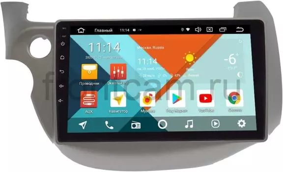 Штатная магнитола Honda Fit II, Jazz II 2008-2014 Wide Media KS1067QR-3/32 DSP CarPlay 4G-SIM на Android 10 (+ Камера заднего вида в подарок!)