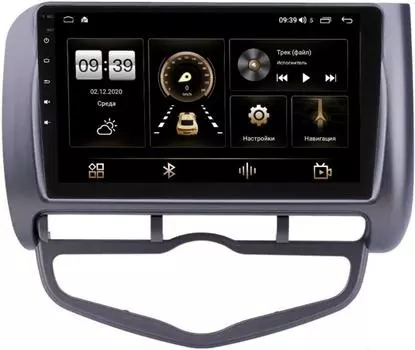 Штатная магнитола Honda Jazz I 2001-2008 (левый руль) LeTrun 4196-9267 на Android 10 (6/128, DSP, QLed) С оптическим выходом (+ Камера заднего вида в подарок!)