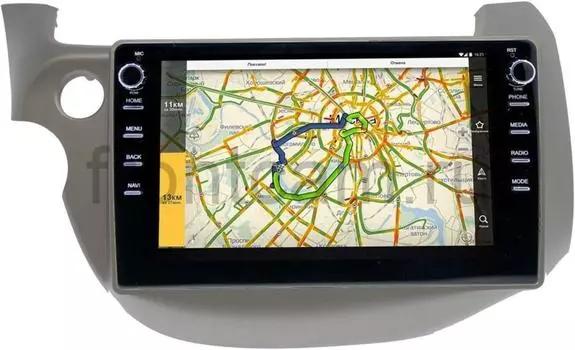 Штатная магнитола Honda Jazz II 2008-2014 (левый руль) LeTrun 3149-1067 на Android 10 (DSP 2/16 с крутилками) (+ Камера заднего вида в подарок!)