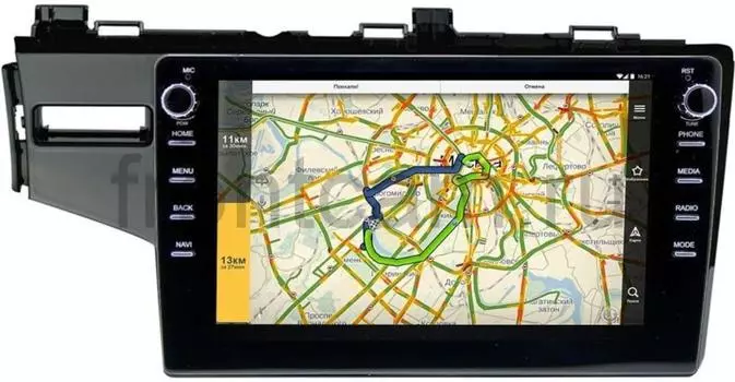 Штатная магнитола Honda Jazz III 2015-2021 (левый руль) LeTrun 3149-10-468 на Android 10 (DSP 2/16 с крутилками) (+ Камера заднего вида в подарок!)