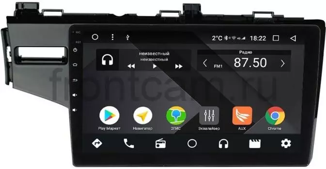 Штатная магнитола Honda Jazz III 2015-2021 (левый руль) Wide Media CF10-468PM-4/64 на Android 9.1 (TS9, DSP, 4G SIM, 4/64GB) (+ Камера заднего вида в подарок!)