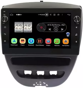 Штатная магнитола Citroen C1 2005-2014 LeTrun BPX410-1152 на Android 10 (4/32, DSP, IPS, с голосовым ассистентом, с крутилками) (+ Камера заднего вида в подарок!)
