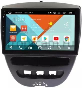 Штатная магнитола Citroen C1 2005-2014 Wide Media KS10-1152QR-3/32 DSP CarPlay 4G-SIM Android 10 (API 29) (+ Камера заднего вида в подарок!)