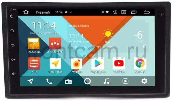 Штатная магнитола Honda Universal Wide Media KS7001QR-3/32-RP-HNUND-53 на Android 10 (DSP CarPlay 4G-SIM) (+ Камера заднего вида в подарок!)