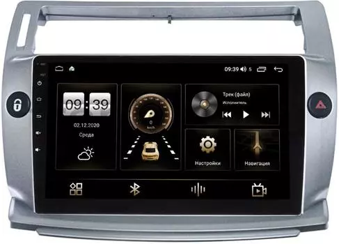 Штатная магнитола Citroen C4 I 2004-2010 LeTrun 4166-9-814 на Android 10 (4G-SIM, 3/32, DSP, QLed) (+ Камера заднего вида в подарок!)