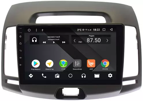 Штатная магнитола Hyundai Elantra IV (HD) 2006-2011 Wide Media CF9077-OM-4/64 на Android 9.1 (TS9, DSP, 4G SIM, 4/64GB) (+ Камера заднего вида в подарок!)