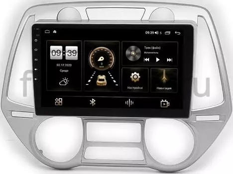 Штатная магнитола Hyundai i20 I 2008-2012 LeTrun 4166-9-677 на Android 10 (4G-SIM, 3/32, DSP, QLed) (+ Камера заднего вида в подарок!)