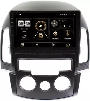 Штатная магнитола Hyundai i30 I 2007-2012 (с кондиционером) LeTrun 4166-9201 на Android 10 (4G-SIM, 3/32, DSP, QLed) (+ Камера заднего вида в подарок!)
