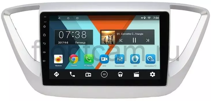 Штатная магнитола Hyundai Solaris II 2017-2020 Wide Media MT9039MF-2/16 на Android 7.1.1 (+ Камера заднего вида в подарок!)