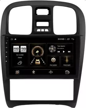 Штатная магнитола Hyundai Sonata IV (EF) 2001-2012 LeTrun 4196-9-268 на Android 10 (6/128, DSP, QLed) С оптическим выходом (+ Камера заднего вида в подарок!)