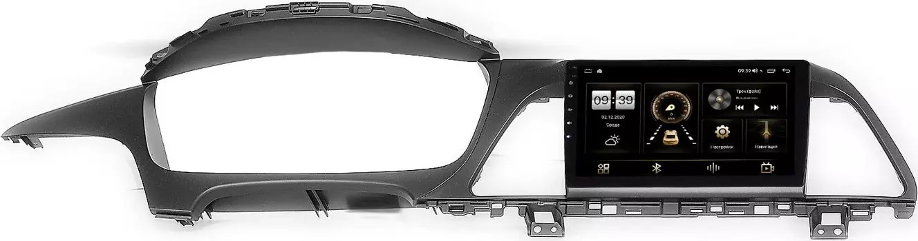 Штатная магнитола Hyundai Sonata VII (LF) 2014-2017 LeTrun 4166-9040 для авто без усилителя на Android 10 (4G-SIM, 3/32, DSP, QLed) (+ Камера заднего вида в подарок!)