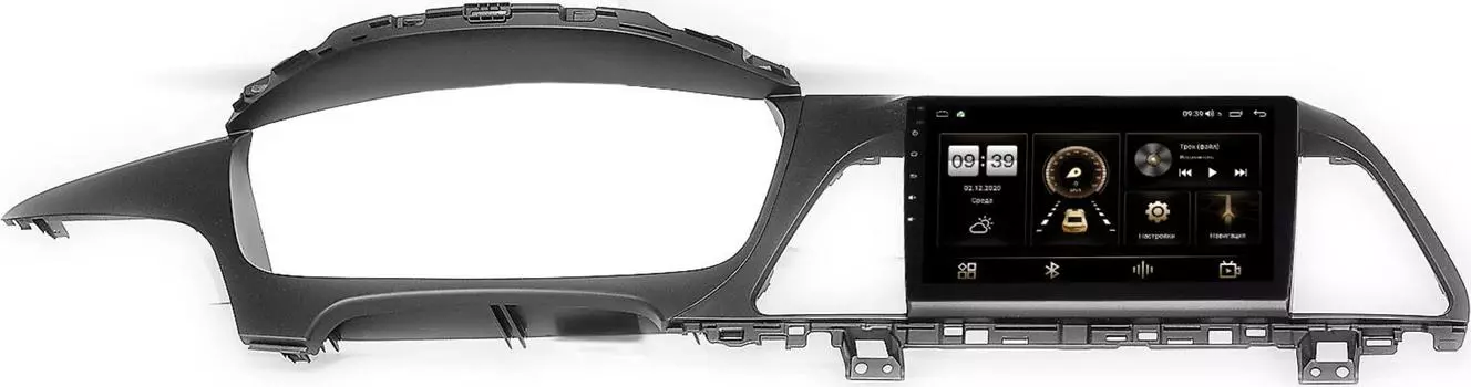 Штатная магнитола Hyundai Sonata VII (LF) 2014-2017 LeTrun 4196-9040 для авто без усилителя на Android 10 (6/128, DSP, QLed) С оптическим выходом (+ Камера заднего вида в подарок!)